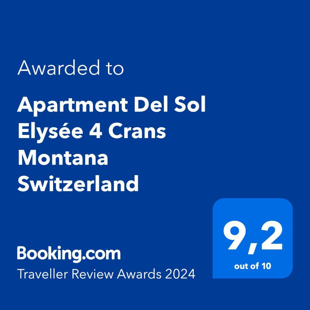 Apartment Del Sol Elysée 4 Crans Montana Switzerland Extérieur photo